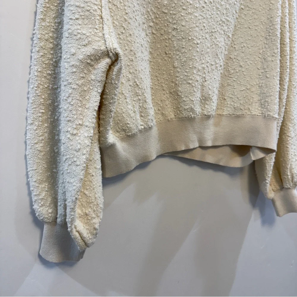 FREE PEOPLE Found My Friend Pullover Sweater Cream